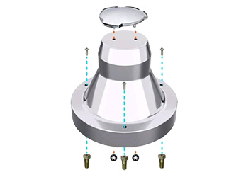 STAINLESS STEEL HUB POT 22.5