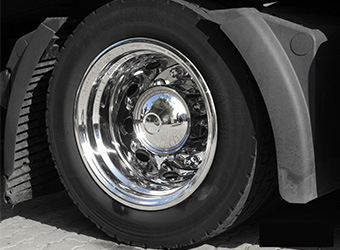 STAINLESS STEEL WHEEL COVER 9.0”X22.5” DEEPER 300MM-72204R-300MM