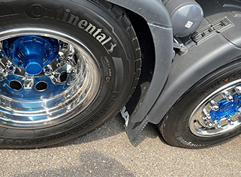 STAINLESS STEEL WHEEL COVER 9.0”X22.5” DEEPER 300MM-72204R-300MM